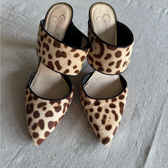 Jessica Simpson Leopard Print Heels - Picture 5 of 8